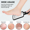 Huauoo Foot Rasp Foot File, Best Foot Care Pedicure Metal Surface Tool to Remove Hard Skin